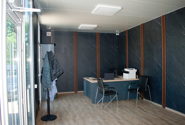 Cars Rent, Chișinău (Botanica) – Construcție modulară Steelbox, 27 m²