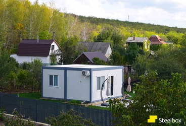 Casă de vară Steelbox cu 2 module (60x30) 