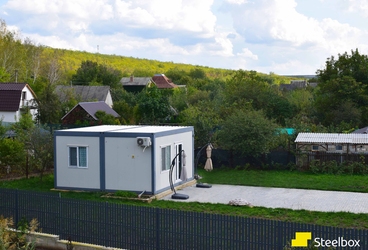 Casă de vară Steelbox cu 2 module (60x30) 