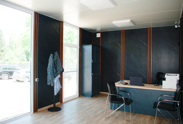 Cars Rent, Chișinău (Botanica) – Construcție modulară Steelbox, 27 m²